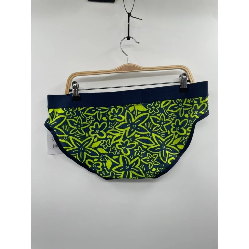Bike Athletic Underwear Men's 2XL Flower Party Stretch Elastic Waist Brief‎ NWT